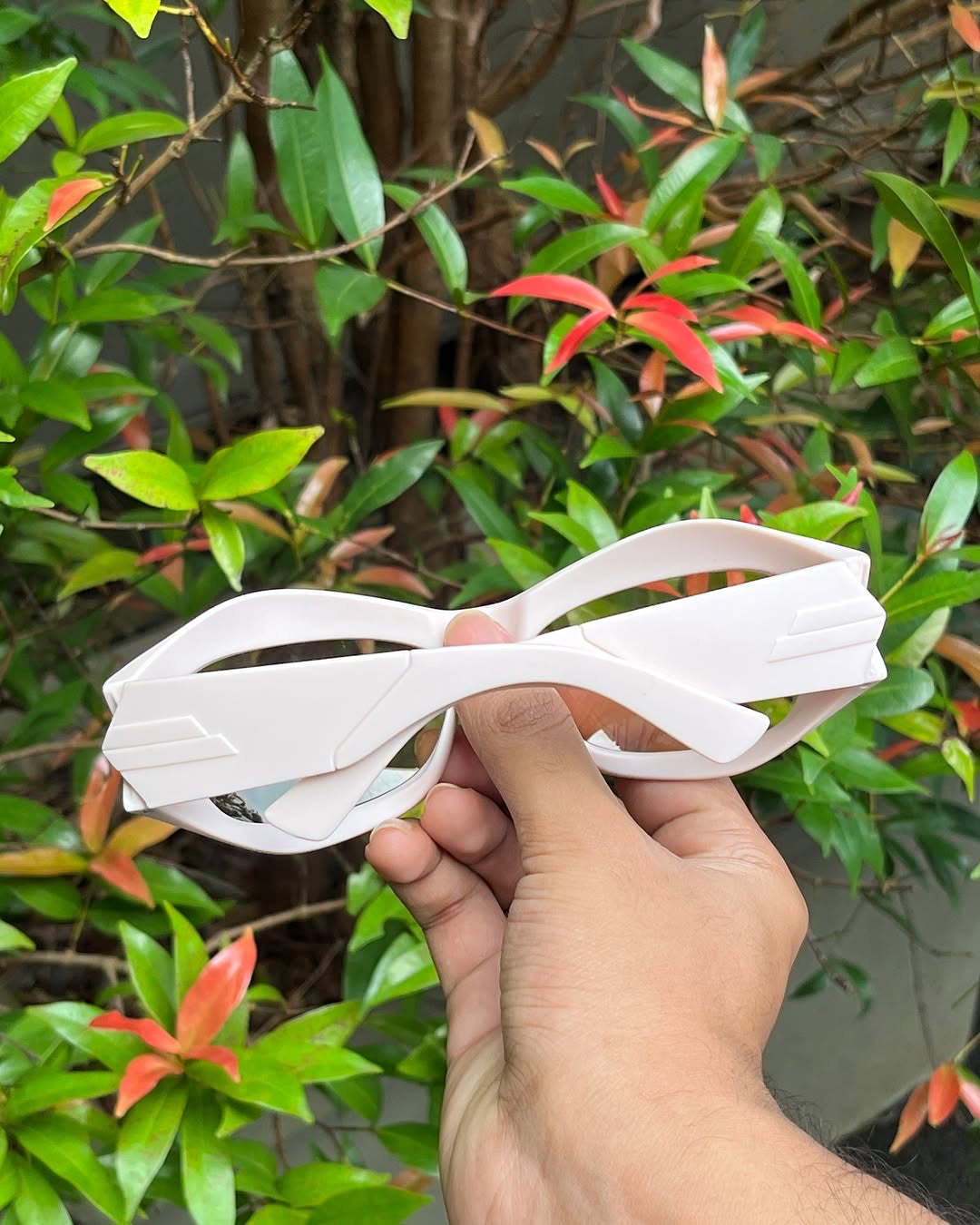 White Armor Wraparound Sunglasses