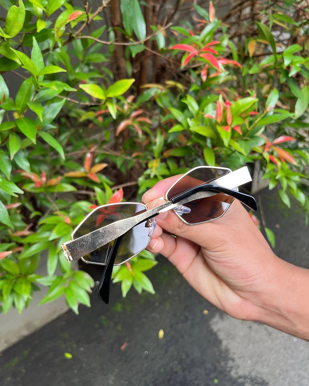 Octagon Edge Gold Sunglasses
