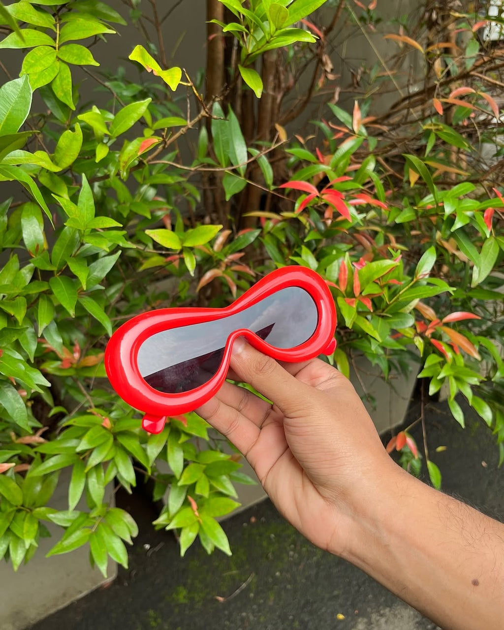 Cherry Red Bold Sunglasses