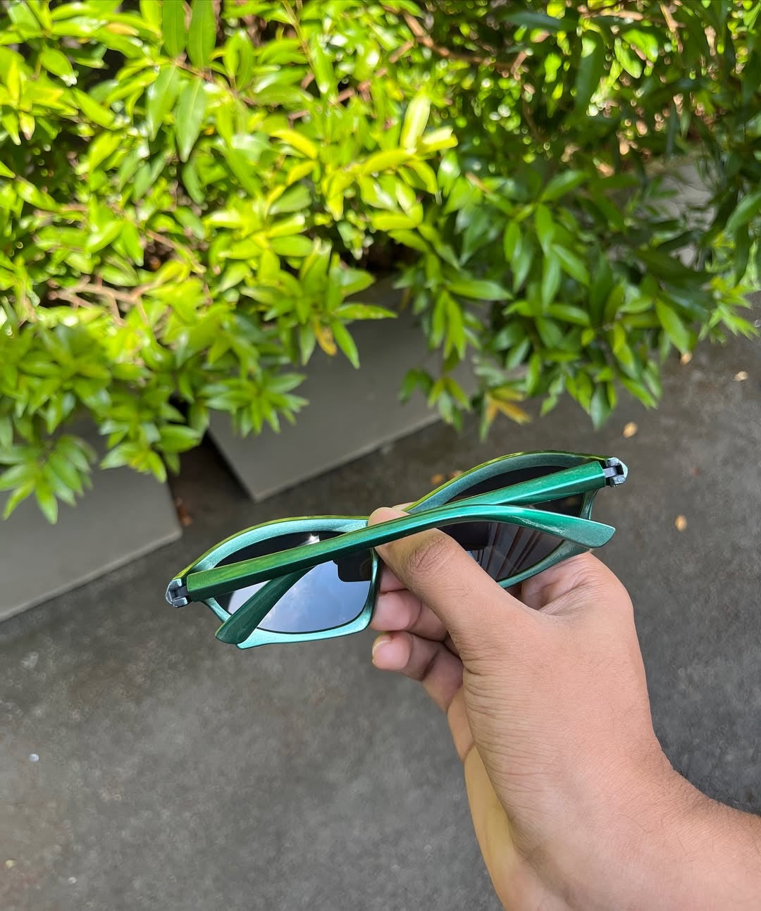 Emerald Wrap Sport Sunglasses