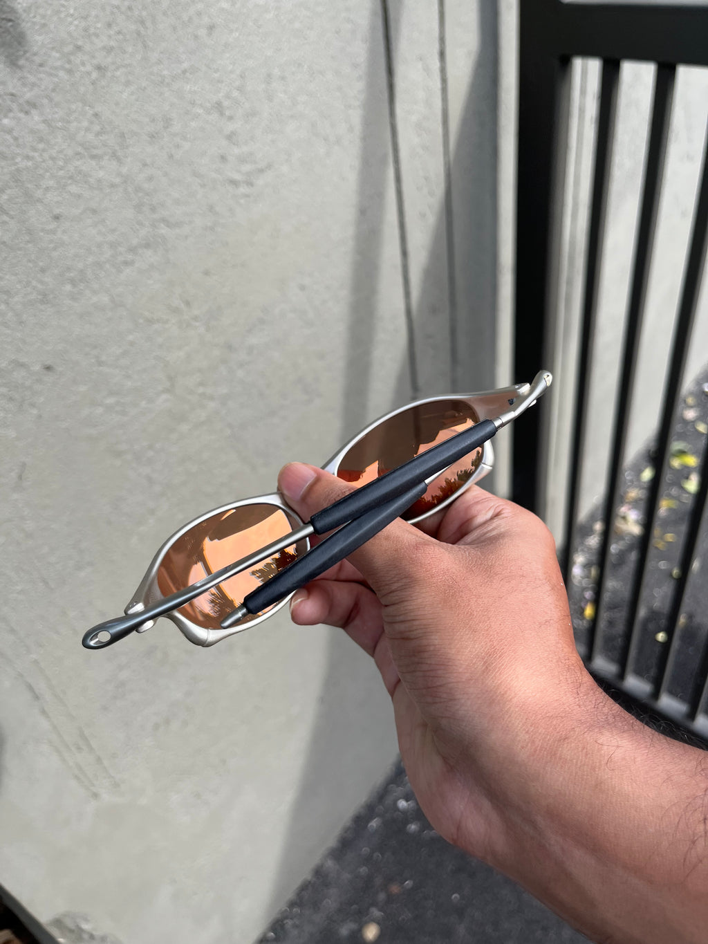 Titanium Racer Wrap Sunglasses