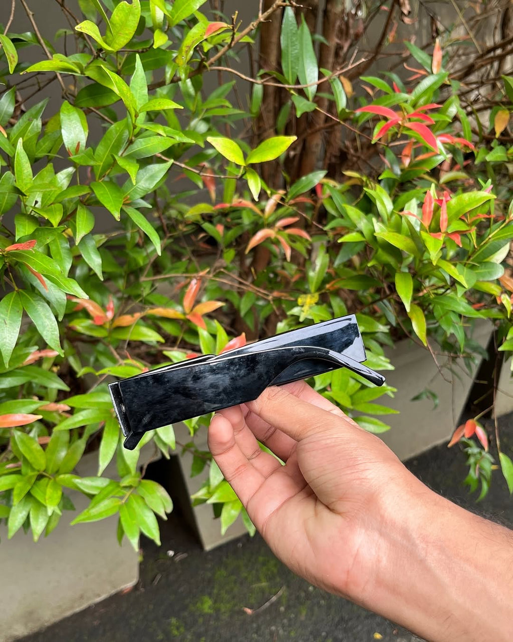 Slim Rectangle Shield Sunglasses
