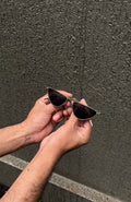 Half-Cut Cat Eye Sunglasses