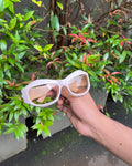 White Armor Wraparound Sunglasses