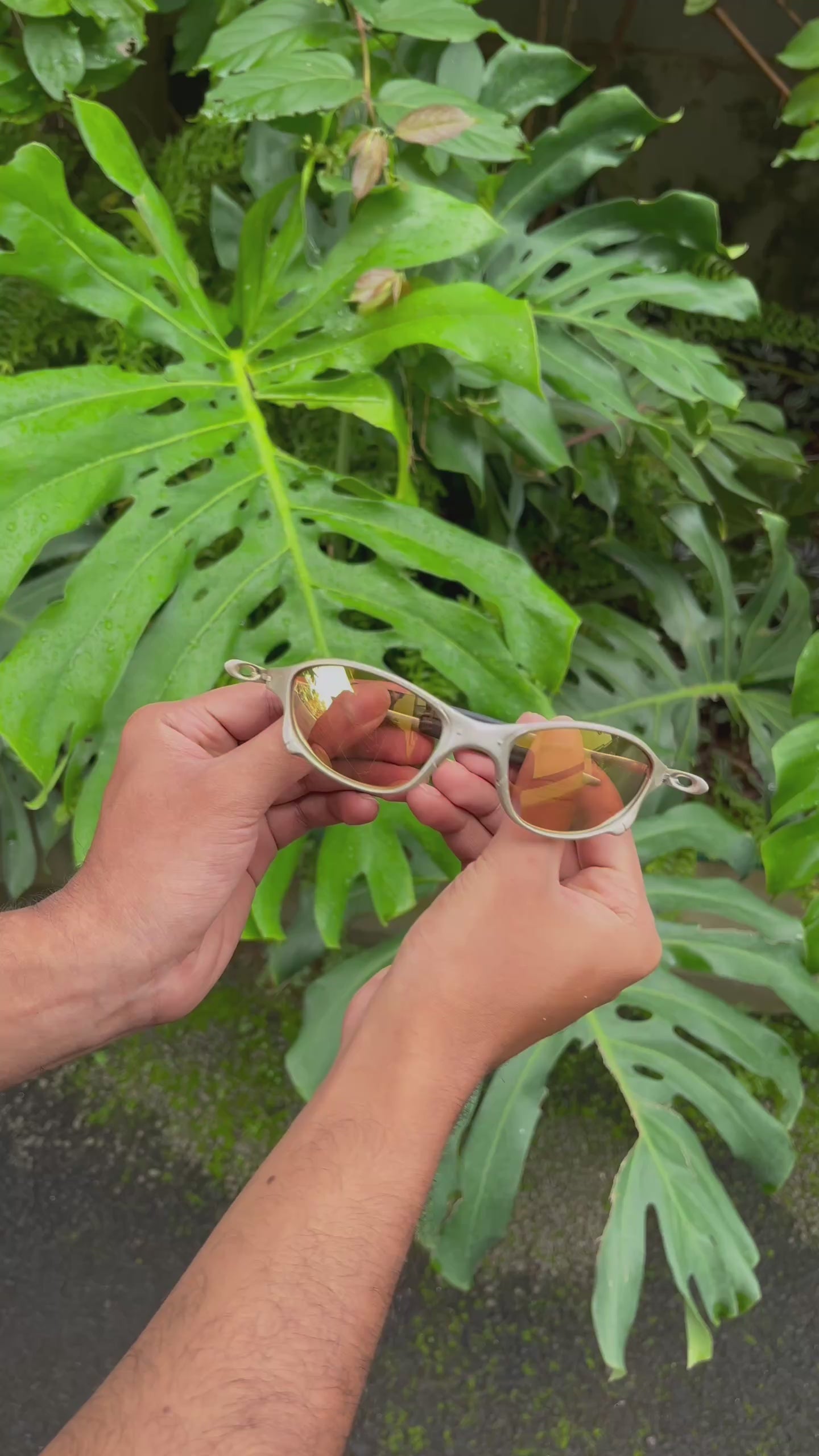 Titanium Racer Wrap Sunglasses
